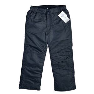 New Kids Falls Creek Snow Pants L (12-14) Gusset Adjustable Black